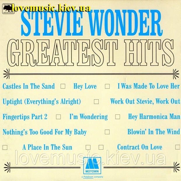 Музичний сд диск STEVIE WONDER Greatest hits (1998) (audio cd), фото 1