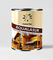 Лазурь AQUALASUR ТМ "COLORINA" 0,75л Белая