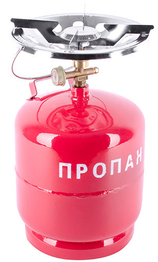 Газовий балон із пальником Intertool 8 літрів, фото 1