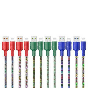 Кабель для айфонів із роз'ємами USB на Lightning BASEUS cafule 2.4 A, 1M ⁇ Швидке заряджання Apple iPhone, фото 3