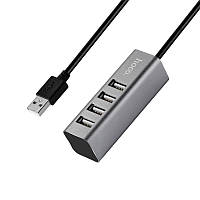 USB Хаб Hoco HB1 на 4 порта концентратор, Hub USB