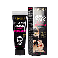 Черная маска для лица Revuele 3D Facial Peel Off Co-Enzymes Black Mask с коензим Q10 80 мл