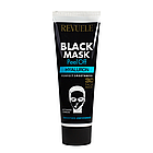 Чорна маска для обличчя Revuele 3D Facial Peel Off Hyaluron Black Mask з гіалуроном 80 мл, фото 2