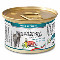 Консервированный корм для котов Healthy All days с тунцом 200 г
