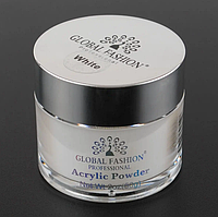 Акриловая пудра Global Fashion white 50g