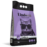 Бентонитовый наполнитель для кошачьего туалета с ароматом лаванды Lindocat Double Action Lavender&Argan 10 л