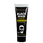 Чорна маска для обличчя Revuele 3D Facial Peel Off Pro-Collagen Black Mask з проколагеном 80 мл, фото 2
