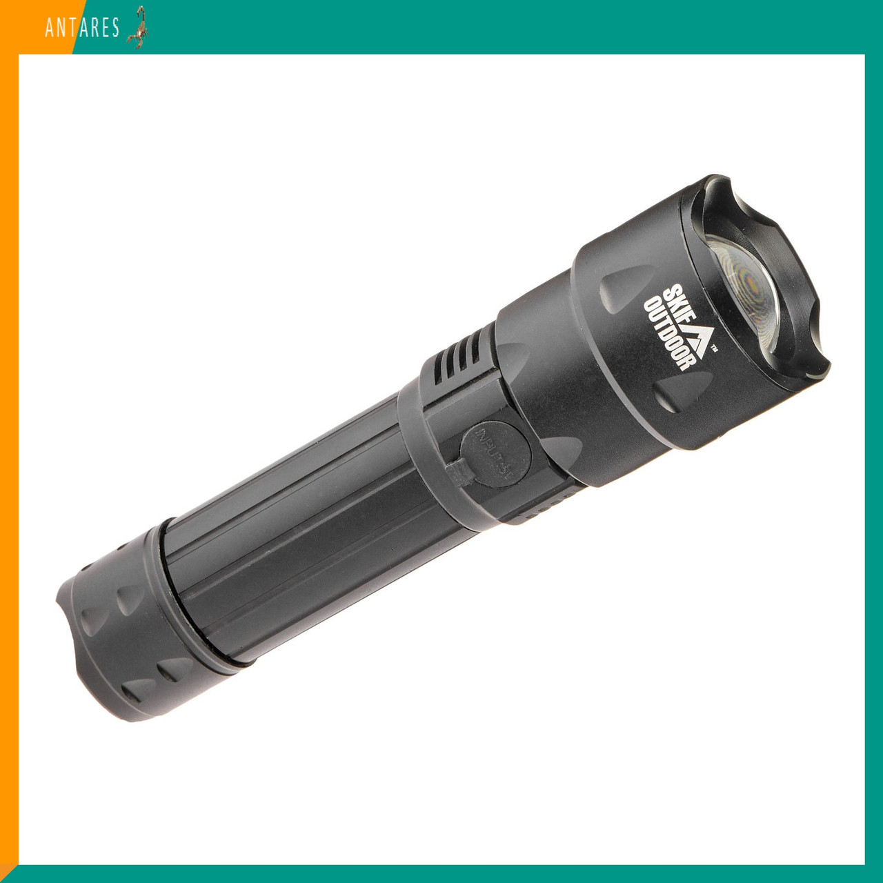 Ліхтар туристичний Skif Outdoor Focus II (HQ-202) ручний світлодіодний акумулятор фокусування бризкозахист Скіф Фокус 2