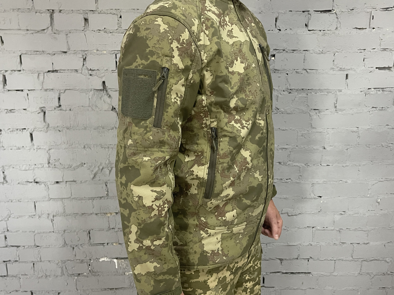 Куртка чоловіча тактична Мультикам бренду Combat турецького виробництва, розмір S, вітро- та водостійкий - фото 6 - id-p1706156783