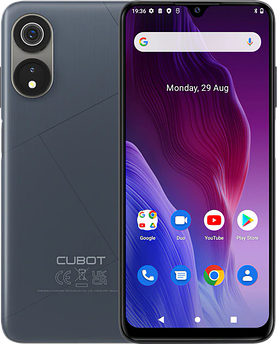 CUBOT P60 6/128GB Black/White, Android 12, 5000 мАч, 20 Mpx, 4G, FaceID, MediaTek MT6765, дисплей 6.517"