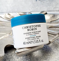 Christophe Robin Purifying Mask with Thermal Mud, 40 мл, очищающая маска для волос