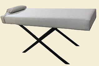 Кушетка масажна косметологічна стаціонарна посилений масажний стіл кушетка для нарощування вій