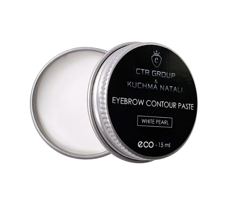 Паста для бровей CTR & Kuchma Natali eyebrow contour paste White Pearl B 15ml, фото 1