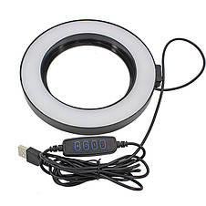 Стійка блогера YaoYi JY-160 3 в 1 Holder L-180 штатив кільцева LED-лампа 16 см тримач для смартофона, фото 2