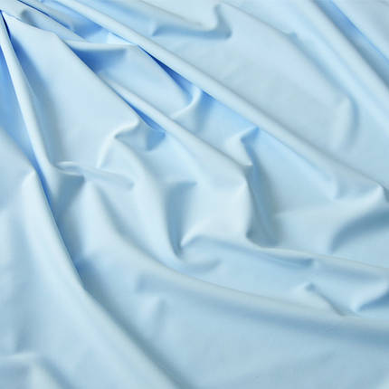 Тканина трикотаж Біфлекс матовий V-88 ніжно блакитний, фото 2