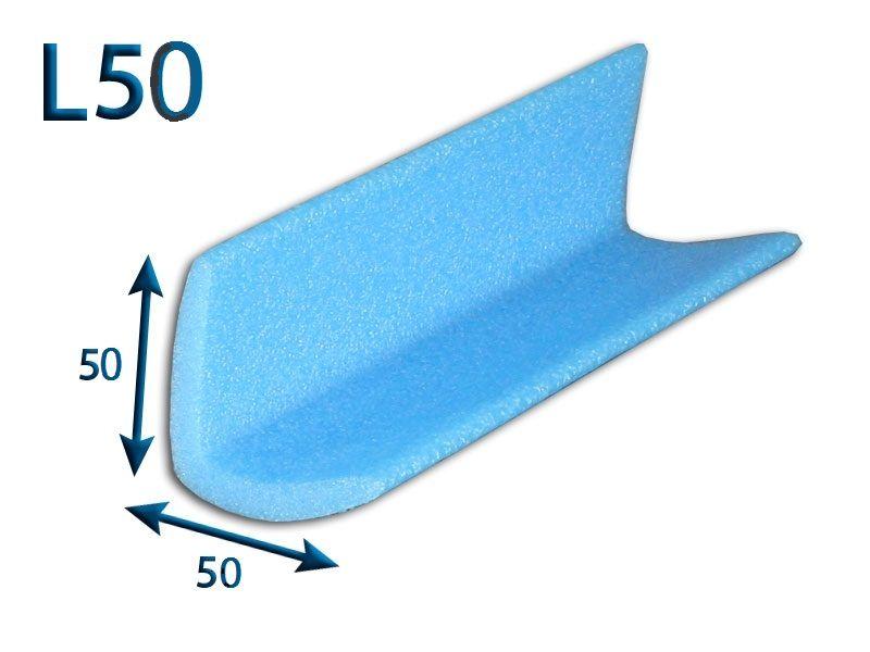 Профіль захисний L- подібний (50х50мм) зі спіненого поліетилену
