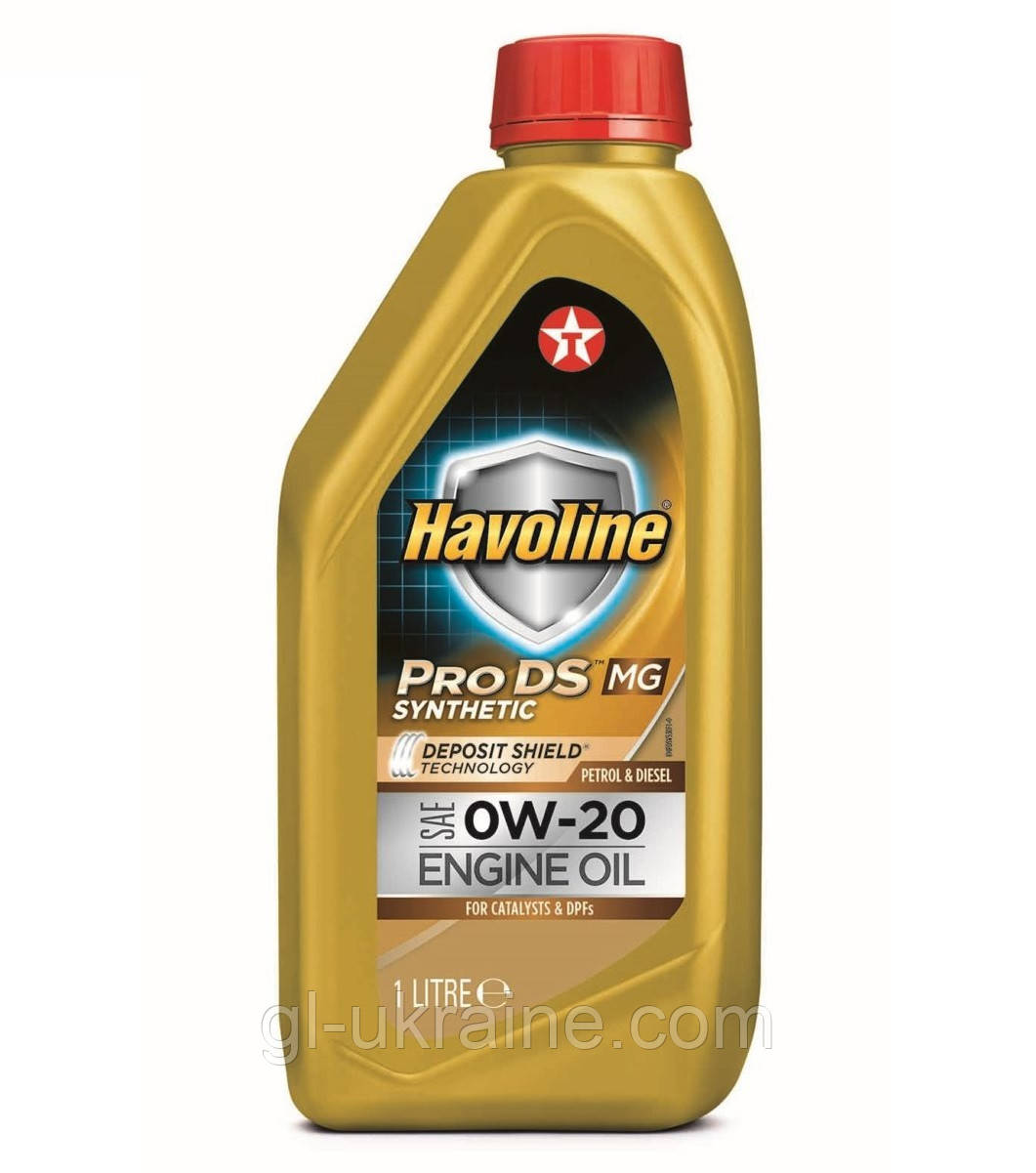 Моторна олива TEXACO Havoline ProDS MG 0W-20, 1л (BMW LL-17FE+; MB 229.72)