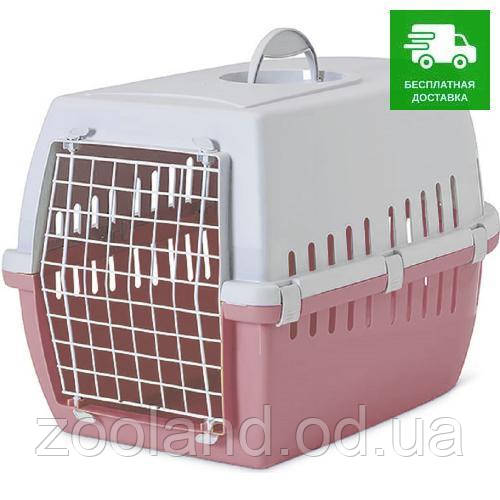 3262_0LAR Savic Trotter3 Переноска, сіро-рожевий