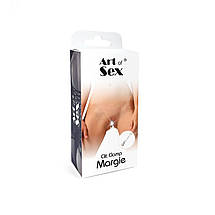 Затискач для клітора перлина з мушлею і кристалами Art of Sex — Margie clit clamp, Срібло, фото 5
