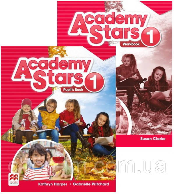 Academy Stars 1 Ukraine Pupil's Book + Workbook (Підручник + зошит) комплект з англійської мови 1 клас