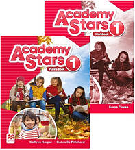 Academy Stars 1 Ukraine Pupil's Book + Workbook (Підручник + зошит) комплект з англійської мови 1 клас