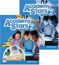 Academy Stars 2 Ukraine Pupil's Book + Workbook (Підручник + зошит) Комплект з англійської мови 2 клас