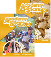 Academy Stars 3 Ukraine Pupil's Book + Workbook (Підручник + зошит) Комплект з англійської мови 3 клас