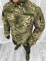Зимний комплект пиксель Бушлат + Парка до -30 Теплая армейская тактическая куртка ВСУ (DB-12668)