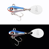 Тейл-спиннер Tict Spinbowy 4.0 g 01 UV sardine blue