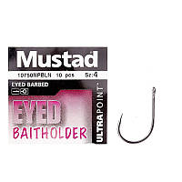 Крючок Mustad Baitholder 10750BLN №04(10)*