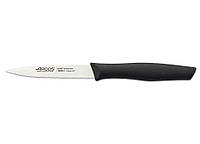 Нож для чистки зубчатый Nova черная ручка 100 мм