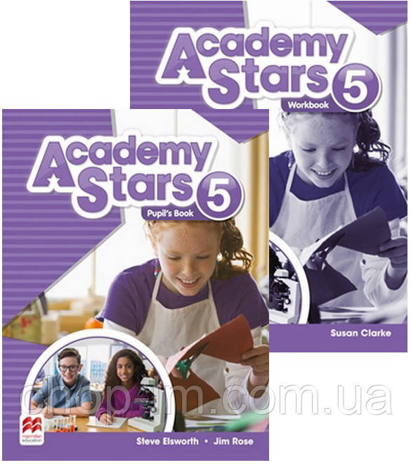 Academy Stars 5 Ukraine Pupil's Book + Workbook (Підручник + зошит) Комплект з англійської мови 5 клас