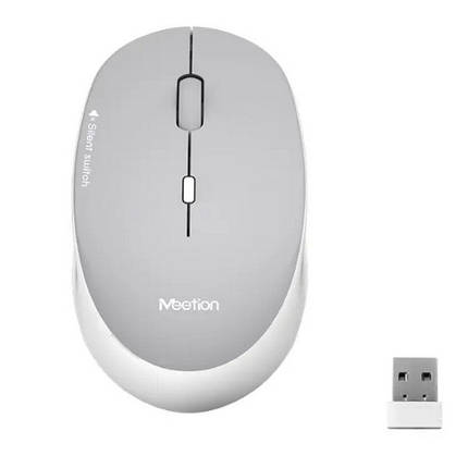 Бездротова миша MeeTion MT-R570 2.4G сіра, фото 1
