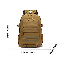 Рюкзак тактичний штурмовий A91 Molle Assault 30 л, Пісочний, фото 3
