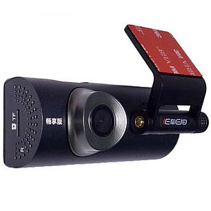 Відеореєстратор автомобільний DVR V7 Wi-Fi на дві камери, Black, фото 1