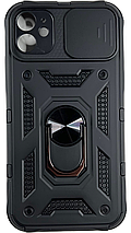 PC + TPU чохол Camshield armor для iPhone 11 (айфон 11) / чорний, фото 4