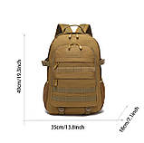 Рюкзак тактичний штурмовий A91 Molle Assault 30 л, Пісочний (SH019474), фото 2