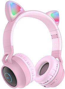 Бездротові навушники Hoco W27 Cat Ear Bluetooth c LED підсвічуванням