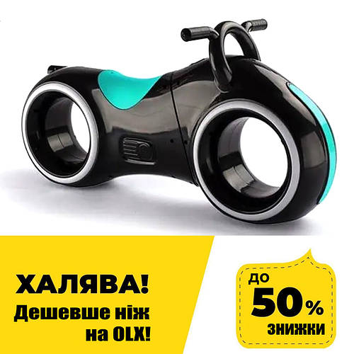 Беговел TILLY GS-0020 Black/Green с LED-подсветкой, bluetooth и ...