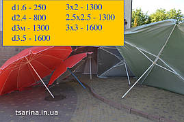Парасолька торгова 3х2 з напиленням, фото 3