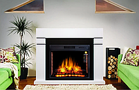 Камінокомплект ArtiFlame Lindos AF28S Білий (зі звуком) 3D Електрокамін з ефектом живого вогню, фото 6