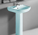 Умивальник з ніжкою RAK Ceramics Cynthia (57 см) Блакитний, фото 3