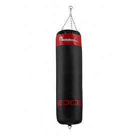 Боксерський мішок EDGE Lords 140*40см. вага 40 кг. EWW наповнений Black/Red
