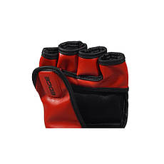 Рукавиці для ММА EDGE Blade ЕКОшкіра ERM7 Black/Red XL, фото 4