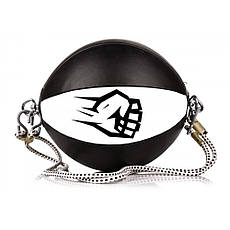 Боксерська груша на розтяжці EDGE Reflex ball (d76см.) EPR1 Black/White, фото 3