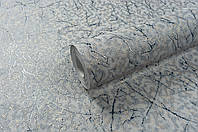 Однотонні метрові шпалери вінілові на флізеліні Vinil LS Клейн ДХС-1412/5 темно-сірий (1,06х10,05м)