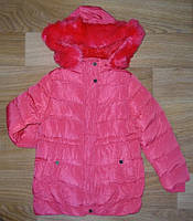 Куртки з хутром для дівчаток оптом, Nature, 2-8 років, арт. RSG-4859, фото 4