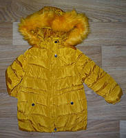 Куртки з хутром для дівчаток оптом, Nature, 2-8 років, арт. RSG-4859, фото 6