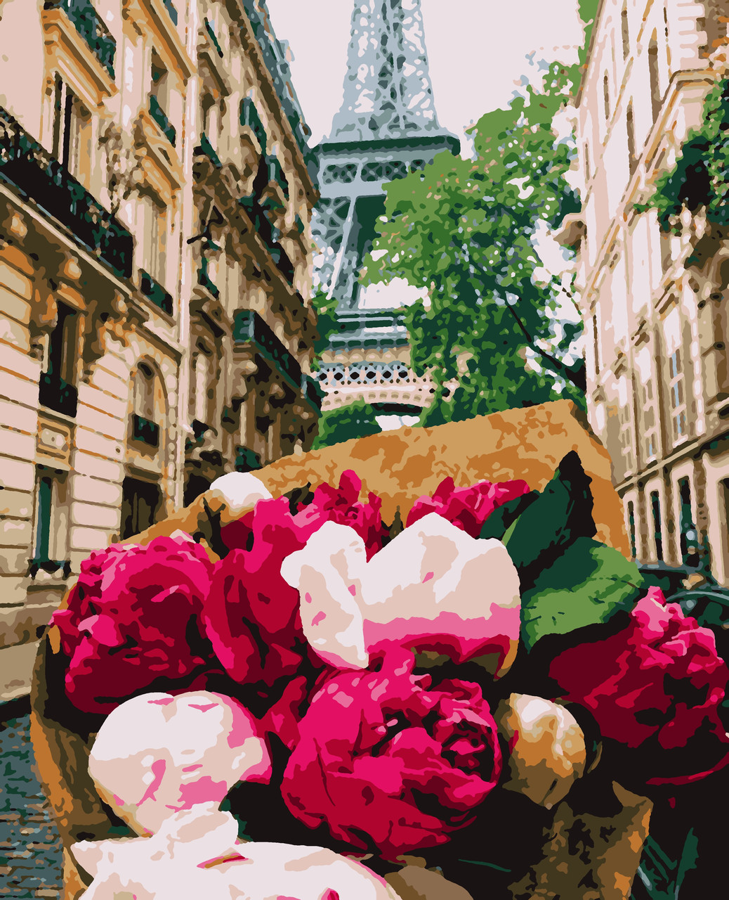 Картина по номерам Паризькими вулочками Artissimo 50*60 PNX6781, фото 1