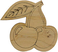 Черешня 6х6 см фанера (5)